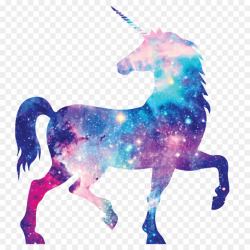 Unicorn, Galaxy, Horse, transparent png image & clipart free download