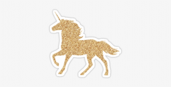 glitter Gold Unicorn \