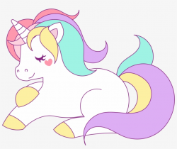 Unicorn Clipart Pastel - Arco Iris Unicornio Png Transparent PNG ...