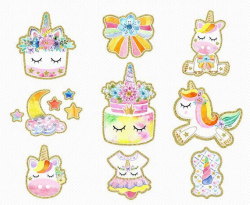 watercolor Unicorn Clipart. Unicorn Printable. Baby Shower Kids ...