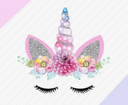 watercolor Unicorn Clipart. Unicorn Printable. Golden Unicorns Gold ...