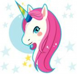 Rainbow Unicorn Clip Art - Royalty Free - GoGraph