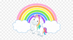 Svg Unicorn Rainbow - Rainbows Clouds And Unicorns Clipart (#455261 ...