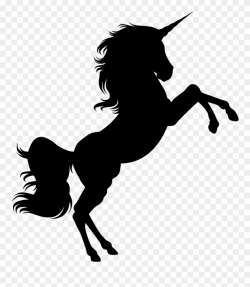 Download Png - Unicorn Clipart Silhouette Png Transparent Png ...