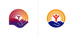 Saul Bass logo United Way 1972 | Saul bass logos, Bass logo ...