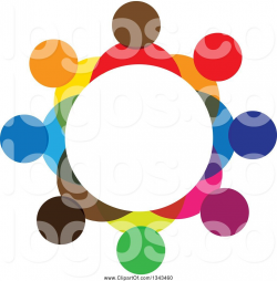 Logo of Teamwork Unity Circle of Colorful People 43 by ...