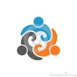 Unity Three People Friends Illustration | Friends ...