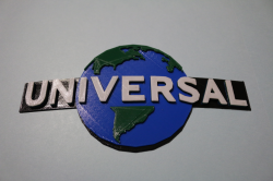 Universal Studios Logo - 4 Color by B_Layne - Thingiverse