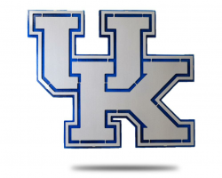 University of Kentucky Logo 3D Vintage Metal Artwork