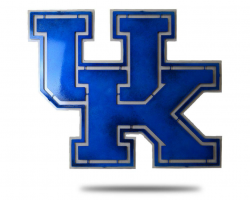 University of Kentucky Logo 3D Vintage Metal Artwork