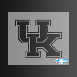 Kentucky Wildcats UK Logo Stencil