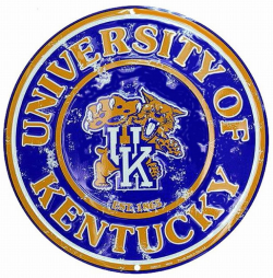 Wholesale Round Aluminum Sign - University of Kentucky