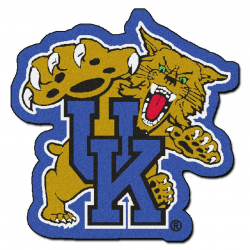 FANMATS NCAA University of Kentucky Blue 3 ft. x 4 ft. Specialty Area Rug