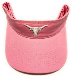 Details about University of Texas UT Longhorns womens Pink Visor