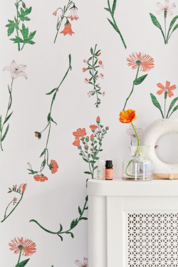 Georgina Floral Removable Wallpaper