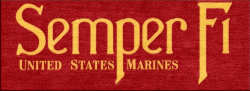 Buy US Marines Semper Fi Logo Rug Online | Rug Rats