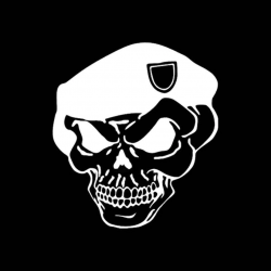 YJZT 12.9CM*14.3CM Military U.S. Marine Corps Skull - Vinyl Decal Car  Sticker Black/Silver C3-0119