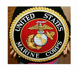 Amazon.com: USMC Logo Round Metal Sign 19\