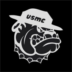 Details about US Marines USMC Bulldog Military Vinyl Decal Sticker Window  Wall Car