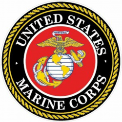 NI925 2-Pack Marine Corps Decal Sticker | 4-Inch Premium Quality Decal  Sticker | USMC Decal | US Marines