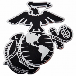 U.S. Marine Corps Eagle Globe and Anchor (EGA) Officially Licensed Car  Emblem