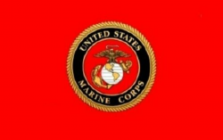 US Marine Corps Emblem 3x5 Polyester Military Flag