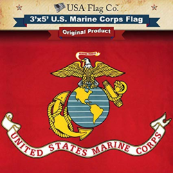 USA Flag Co. Marine Corps Flag is 100% American Made: The Best 3x5 Outdoor  USMC Flag, Made in The USA for Prime Members and Amazon A to Z Guarantee.  ...