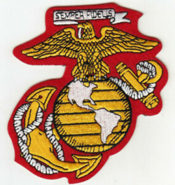 Details about US MARINE CORPS Logo Semper Fidelis Iron On Patch Marines  USMC Military Motto