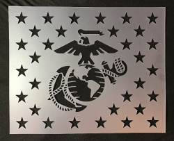 #311 Medium U.S. Marine Stencil