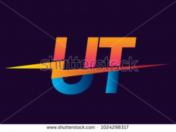 Letter UT logo with Lightning icon, letter combination Power ...