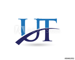 UT Letter Logo Swoosh - Buy this stock vector and explore ...