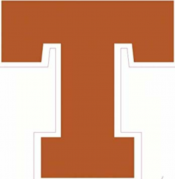 Amazon.com: 5 Inch Longhorn Burnt Orange T Logo Decal UT ...