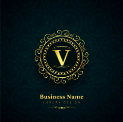 Luxury letter v logo Vector | Free Download