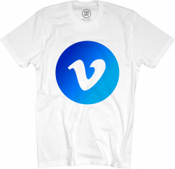 Vimeo Goods - Blue Moon “v” Tee