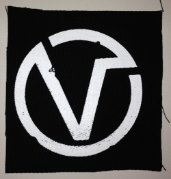 The Virus - V Circle Canvas Patch from Viruspunks
