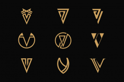 Letter V Logo Bundle