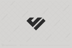 Exclusive Logo 123000, V Diamond Logo