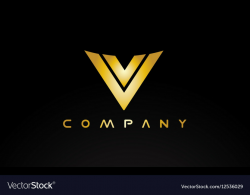 Alphabet letter V logo icon design
