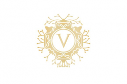 Letter V, Initial wedding, Boutique, Luxury Logo