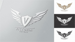 logo ideas - I like the wings and the sheild together ...