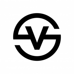 Stylish letter s symbol combination with letter v Vector ...