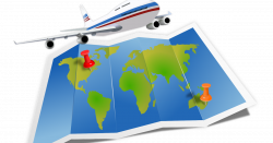 Clipart airplane vacation, Clipart airplane vacation Transparent ...