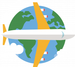 Clipart airplane vacation, Clipart airplane vacation Transparent ...