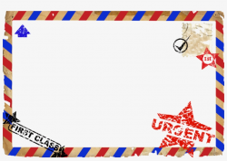 Postcard Clipart Border Borders Travel Free Transparent PNG Useful ...