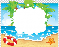 Beach Summer Vacation PNG, Clipart, Area, Art, Border, Border Frame ...
