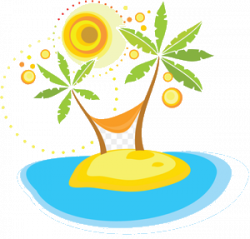 Holiday Summer Vacation Clip Art Palm Tree Transparent Png - AZPng