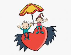Clip Art Valentines Day Girl Boy Happy Couple Love - Love ...