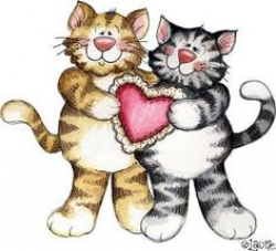 Cat valentine clipart - Clip Art Library