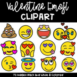 Valentine Emoji Clipart