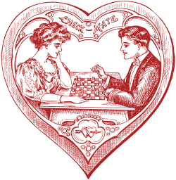 Victorian Heart Valentines - The Graphics Fairy